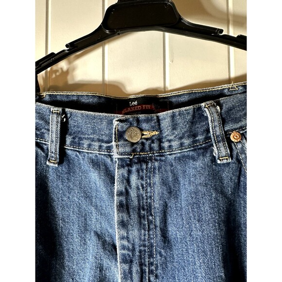 Lee Jeans Mens Relaxed Fit Straight Leg 42x30 Medium Wash - Picture 10 of 15